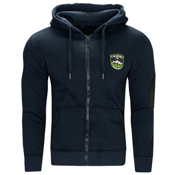 TM12 roz. 3XL ROZPINANA BLUZA MĘSKA Z KAPTUREM