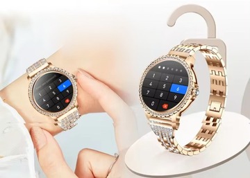 SMARTWATCH ЖЕНСКИЕ ЧАСЫ ПОДКЛЮЧЕНИЯ МЕНЮ ПОЛЬСКИЕ СПОРТИВНЫЕ ЧАСЫ PULSE 3 РЕМЕШКА