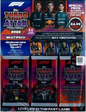 MULTIPACK F1 TURBO ATTAX FORMULA 1 2022 niebieski