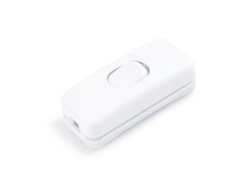 WŁĄCZNIK KOŁYSKOWY NA PRZEWÓD ZATRZASKOWY BIAŁY