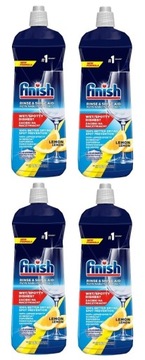 Finish, Nabłyszczający płyn Lemon, 4 x 800ml