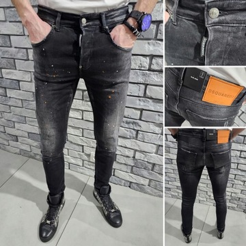 DSQUARED2 jeansy 56 Cool Guy Jean spodnie ICON D2 34/32 dsq2 przetercia