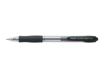 Długopis olejowy PILOT SUPER GRIP automat czarny