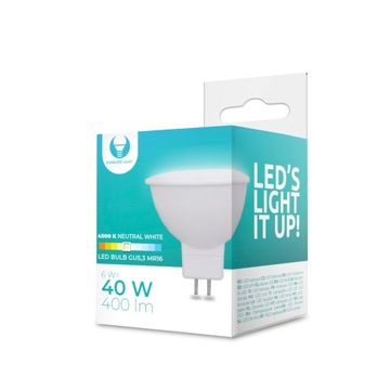 Żarówka LED GU5,3 MR16 6W 12V 4500K 400lm Forever Light
