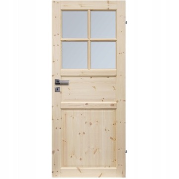 DRZWI WEWNĘTRZNE NORMANDIA DREWNO SOSNOWE WC 70