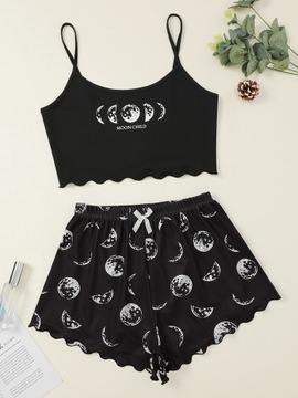 New Style Lady’s Summer Moon Child Print Camisole