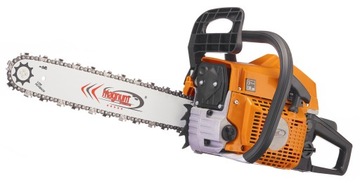 БЕНЗИНОВАЯ ЦЕПНАЯ ПИЛА ДЛЯ ДЕРЕВА 5,2 л.с. 56 см3 + ТОПОР + МАСЛО