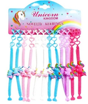 силиконовый браслет 12 шт. ЛАМА / ЕДИНОРОГ / РУСАЛКА