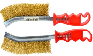 SZCZOTKA DRUCIANA WĄSKA PLASTIKOWA SZCZELINOWA