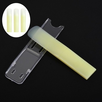 3 шт. трости для саксофона, трости для кларнета с индивидуальным пластиковым футляром для инструментов 2.0