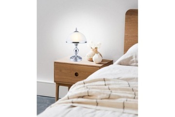 Васильковый, элегантный прикроватный светильник с белым абажуром, Линдгард, шкаф, спальня