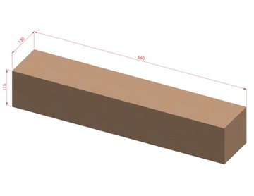 Organizer kabli pod blat podbiurkowy zdejmowany 60 cm czarny StalFlex