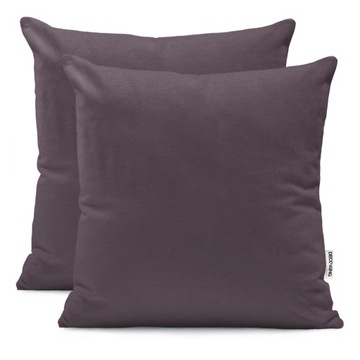 Poszewki ciemnobrązowe 100% bawełna 2 szt. 50x50