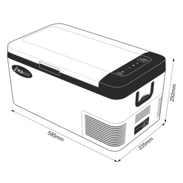 Портативный холодильник с компрессором Yolco WX18.