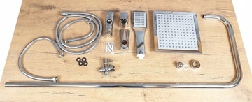 RAIN SHOWER + смеситель для ванны GROHE + смеситель для умывальника