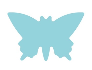 DZIURKACZ OZDOBNY PIANKA 7,5CM MOTYL 005 DPCRAFT
