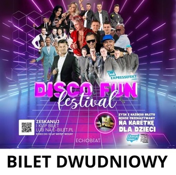 Charytatywne EchoBeat by Disco Fun Festival - Bilet dwudniowy