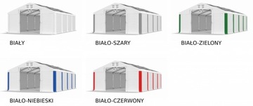 Стальная палатка для строительного склада 5х8 м DAS 580 Вт