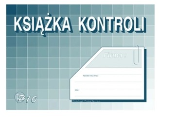 KSIĄŻKA KONTROLI A5 NOWY OBOWIĄZUJĄCY WZÓR