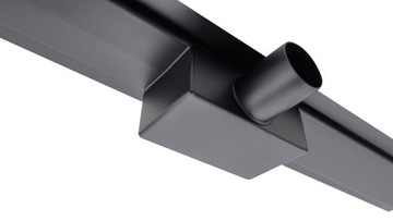 ODPŁYW LINIOWY 2w1 CZARNY 80 CM GŁĘBOKI OSADNIK