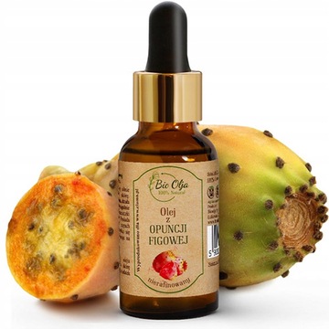 Czysty OLEJ Z NASION OPUNCJI FIGOWEJ Naturalny Lifting Odbudowa Skóry 10ml