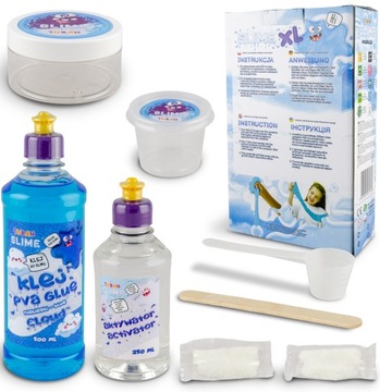 Zestaw Do Robienia Glutów SUPER SLIME CLOUD TUBAN