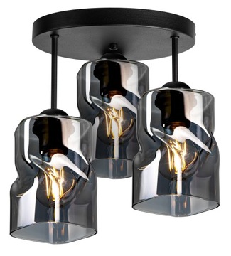 СТЕКЛЯННЫЙ ПОТОЛОЧНЫЙ ПОДВЕСНОЙ СВЕТИЛЬНИК, СВЕТОДИОДНАЯ ПОТОЛОЧНАЯ ЛЮСТРА