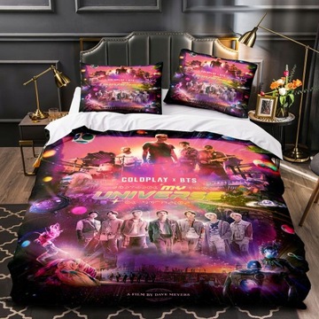 bts youth group 3d bedding three piece set 160*200cm