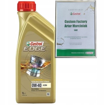 CASTROL EDGE 0W40 A3/B4 RN0700 RN0710 BMW LL-01 1L