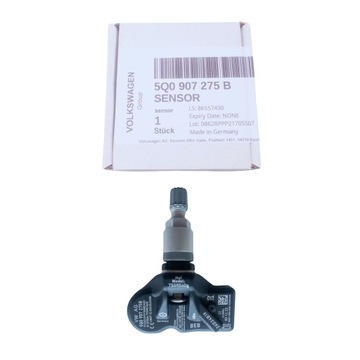 ДАТЧИК ДАВЛЕНИЯ КОЛЕС TPMS VOLKSWAGEN POLO VI PASSAT  B8 JETTA 5Q0907275F 