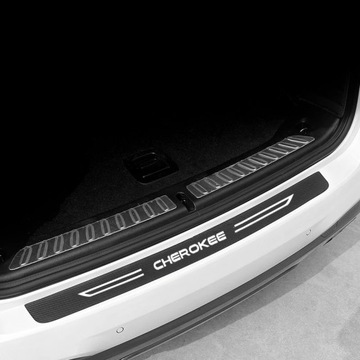 Наклейка на порог с логотипом Jeep CHEROKEE