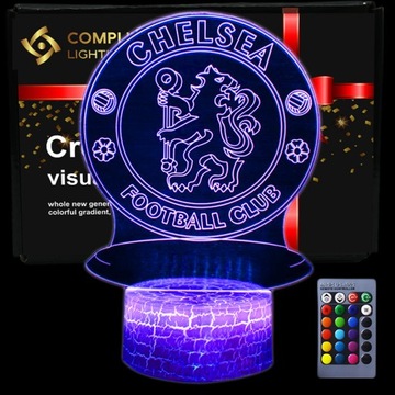 3D светодиодный USB-ночник + пульт дистанционного управления Chelsea