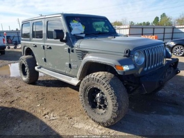 Jeep Wrangler III Unlimited Facelifting 3.6 V6 Pentastar 284KM 2018 Jeep Wrangler 3.6 V6 284 KM, 4x4, Sahara, drobna szkoda, z cieplego Texasu