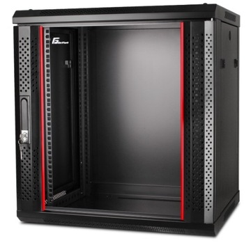 Szafa Rack GETFORT 19 CALI 12U 600X600 Wisząca Serwerowa Czarna