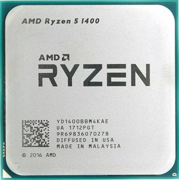 Procesor CPU RYEZEN R5-1400 4 rdzenie 3,2 GHZ