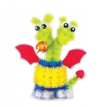 НАБОР BUNCHEMS СВЕТЯЩИЕСЯ ДРАКОНЫ ЦВЕТНЫЙ TURNISH