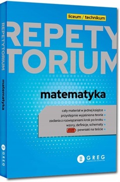 Repetytorium Matematyka Greg Matura 2023 OPIS
