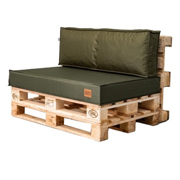 Poduchy ogrodowe na euro palety PIANKA 120x65x15