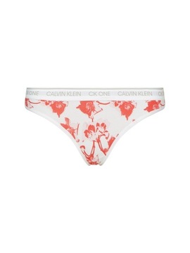 CALVIN KLEIN DAMSKIE STRINGI THONG WHITE r. S