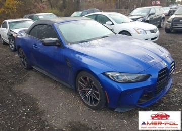 BMW Seria 4 G22-23-26 M4 Cabrio 3.0 M4 Competition 510KM 2022 BMW M4 2022r., Competition Xdrive, 3L, od ubezpieczalni 3.0 Benzyna 510KM