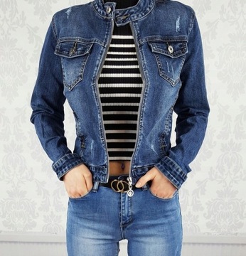 КУРТКА ЖЕНСКАЯ МОЛОДЕЖНАЯ ДЖИНСОВАЯ KATANA Денвер 3