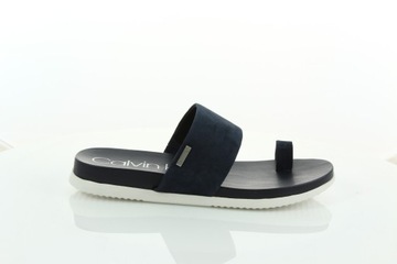 Klapki Calvin Klein Suede E6554 Deep Navy 37
