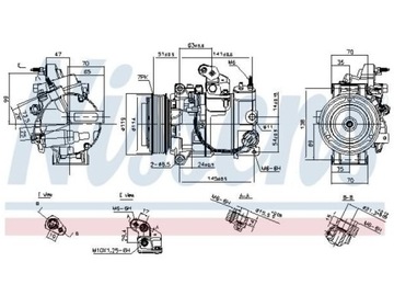 KOMPRESOR KLIMATIZACE INFINITI Q60 3.7 13- QX50 I Q70