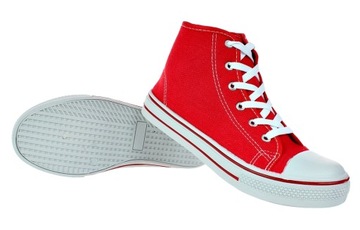 Trampki czerwone damskie buty sportowe 6349 roz. 37