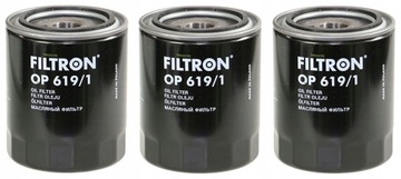 3× FILTRON OP 619/1 FILTR OLEJE