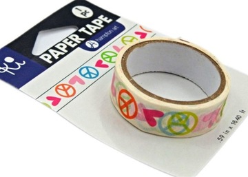 DEKORACYJNA TAŚMA SAMOPRZYLEPNA PAPIEROWA OZDOBNA