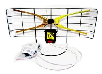 ANTENA POKOJOWA DVB-T TV WZMACNIACZ REGULOWANA 29 dB