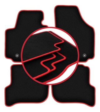 Automobilové velurové koberce Lux pro Seat Altea XL minivan (2006-08.2008)