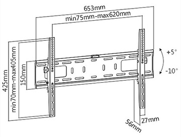 Uchwyt ścienny Signal LP42-46DT 37''-70''