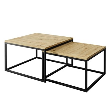 Ława 2w1 YOSHI dąb artisan stolik kawowy niski